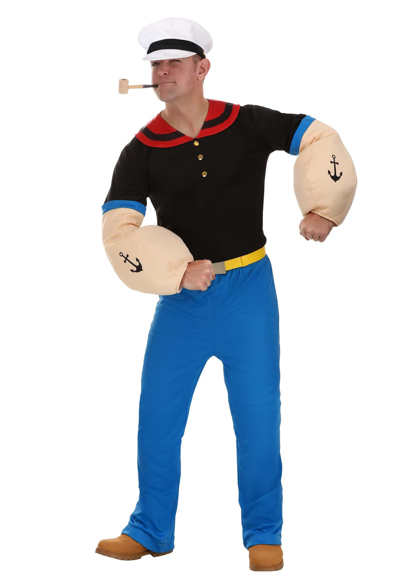 Deluxe Popeye Men's Costume Kids Halloween Costumes