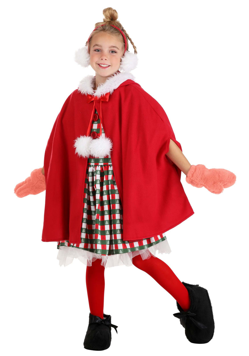 Girl's Seuss Storybook Cindy Lou Who Costume How the