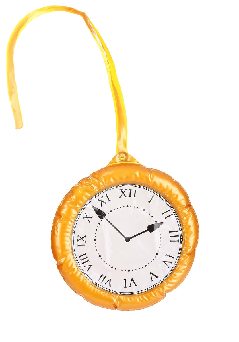 Inflatable Clock Necklace Kids Halloween Costumes