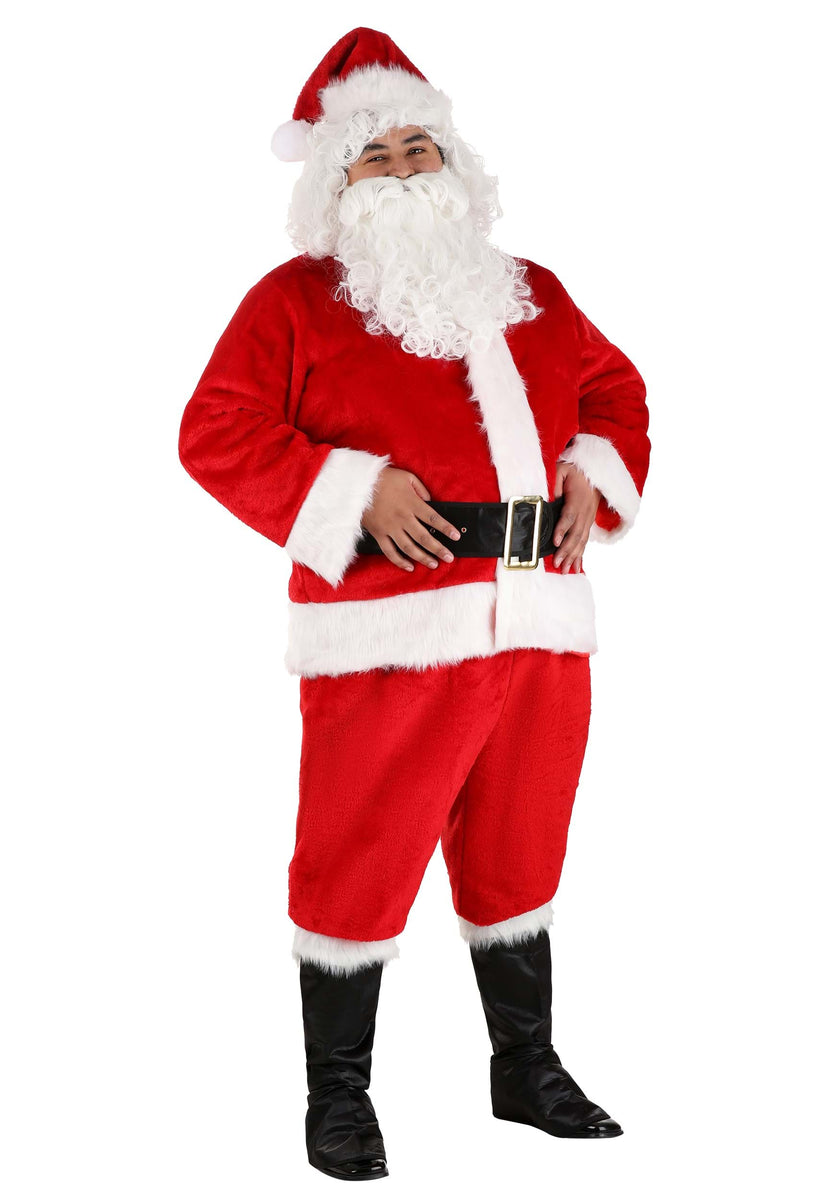 Adult Grumpy Santa Costume main image 0