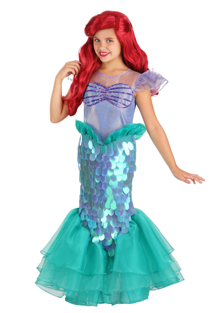 Little Mermaid Ariel Girl's Costume Kids Halloween Costumes