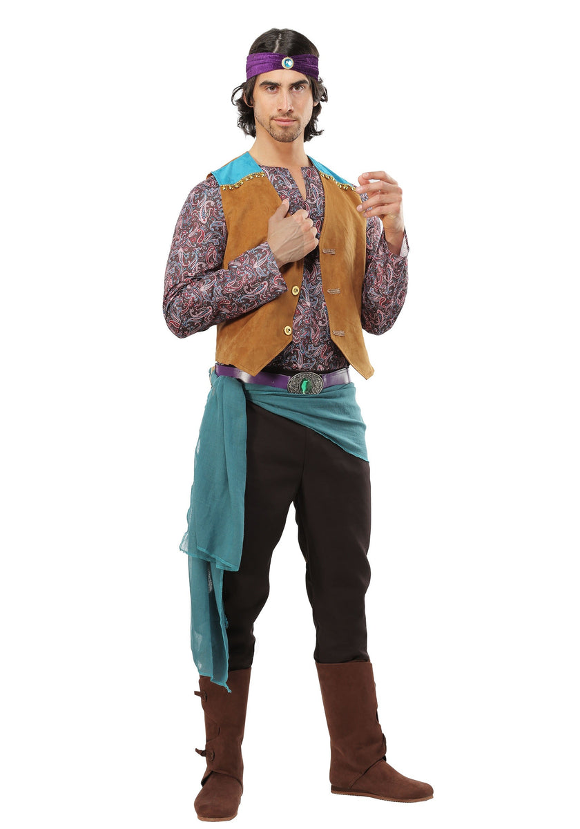 Fortune Teller Gypsy Costume for Men – Kids Halloween Costumes, image size:840x1200