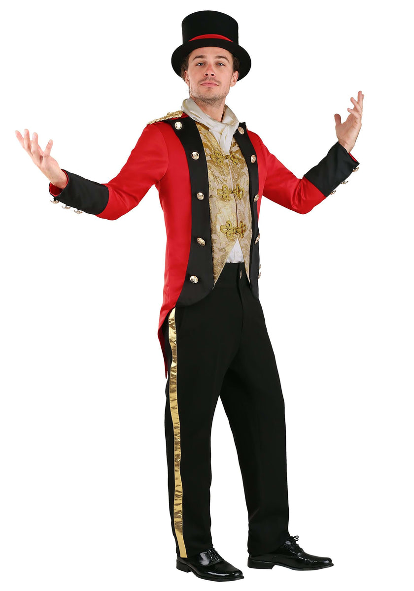 Spotlight Ringmaster Costume for Men Kids Halloween Costumes