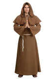 Plus Size Brown Monk Robe 2X Costume