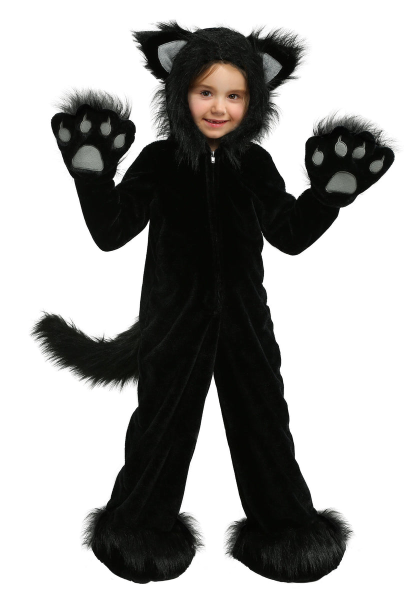 Childrens Black Cat Costume main image 0