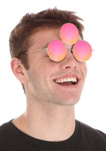 3rd Eye Hot Pink Costume Glasses | Costume Glasses