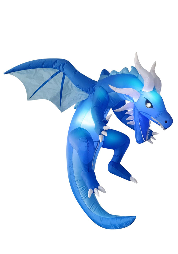 5FT Tall Inflatable Hanging Ice Dragon Decoration