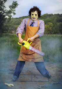 6FT Animatronic Leatherface Halloween Decoration | Halloween Animatronics