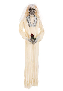 72" Hanging Skeleton Bride Decoration