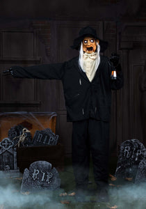 7FT Animatronic Ghastly Gravedigger Decoration - Tekky | Halloween Animatronics