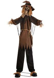8FT Animated Hellgore the Haunted Scarecrow Decoration - Scream Saver | Halloween Animatronics