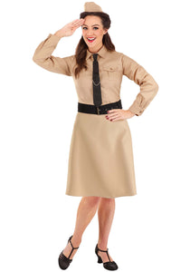 Boogie Woogie WW2 Women's Costume Dress | Army Costumes