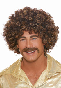 Brown Disco Adult Wig