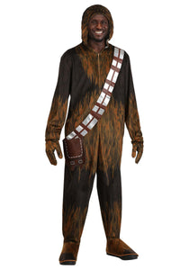 Deluxe Adult Star Wars Chewbacca Onesie Costume | Star Wars Costumes