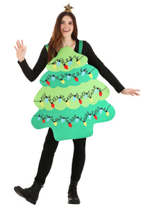 Adult Green Christmas Tree Costume | Adult Holiday Costumes