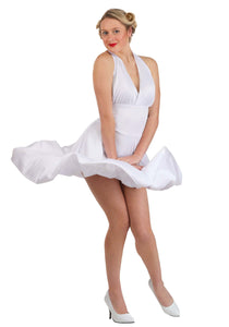 Deluxe Marilyn Halter Dress Costume for Women | Celebrity Costumes