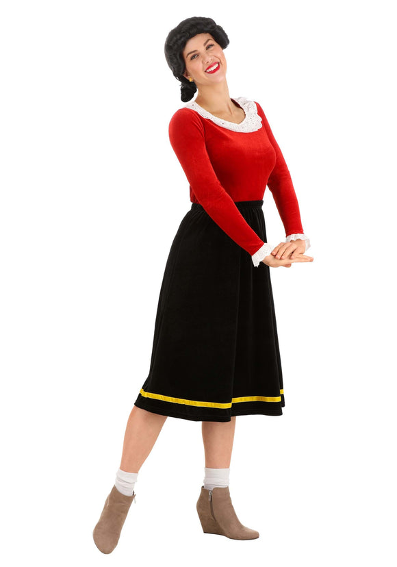 Women's Deluxe Olive Oyl Costume