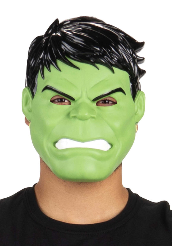 The Incredible Hulk Adult Half Mask | Superhero Accessories