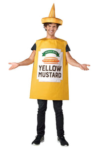 Adult Mustard Bottle Costume | Made by Us Costumes