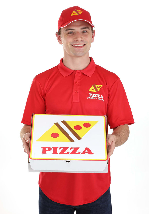 Adult Pizza Delivery Guy Costume