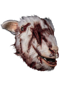 Slashed Goat Adult Mask