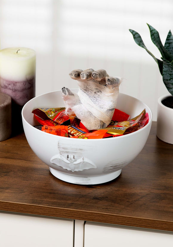 Animated Candy Bowl Mummy Hand