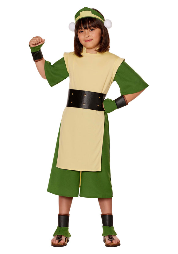 Avatar The Last Airbender Child Toph Costume | Nickelodeon Costumes