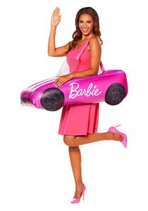 Barbie Adult Inflatable Pink Car Costume | Adult Movie Costumes