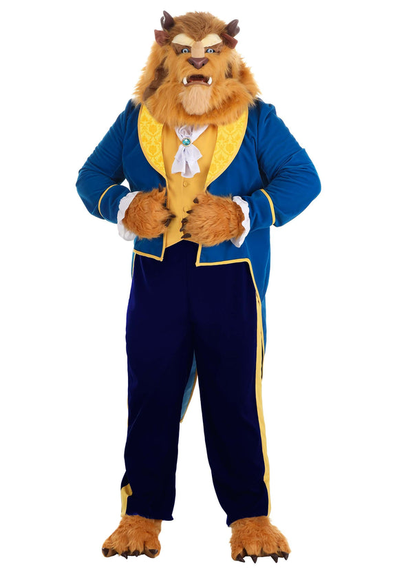 Plus Size Men's Beauty and the Beast Authentic Beast Costume
