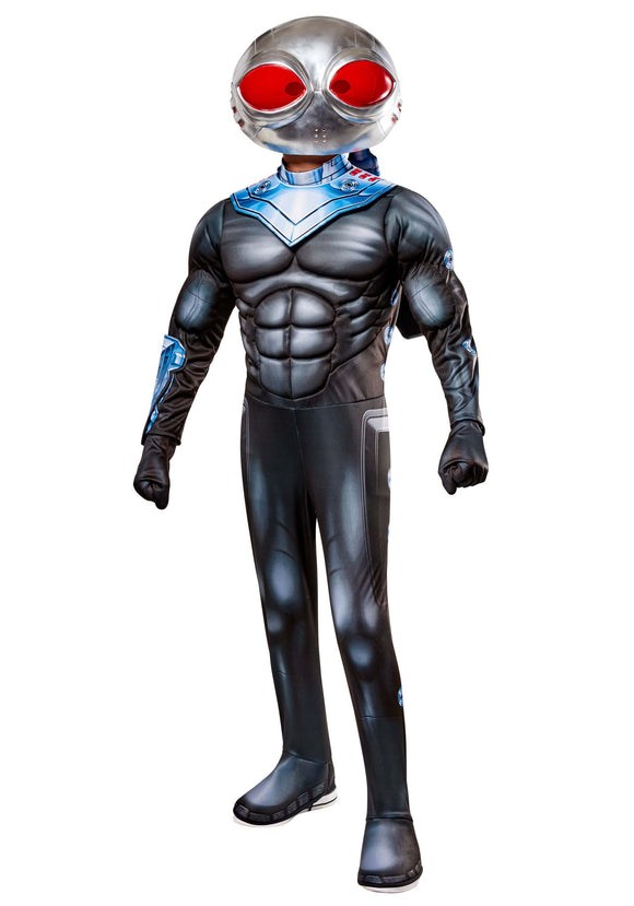 Boy's Black Manta DLX Costume | Supervillain Costumes