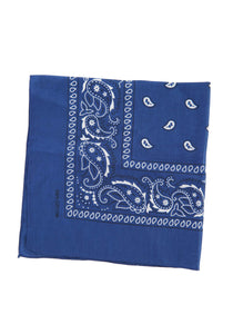 Blue Bandana with Pattern