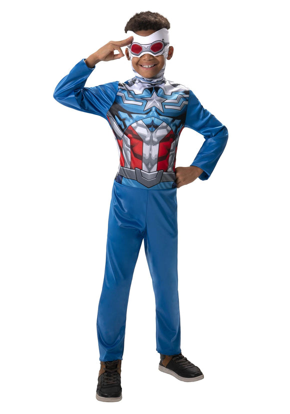 Captain America Falcon Boy's Costume | Superhero Costumes