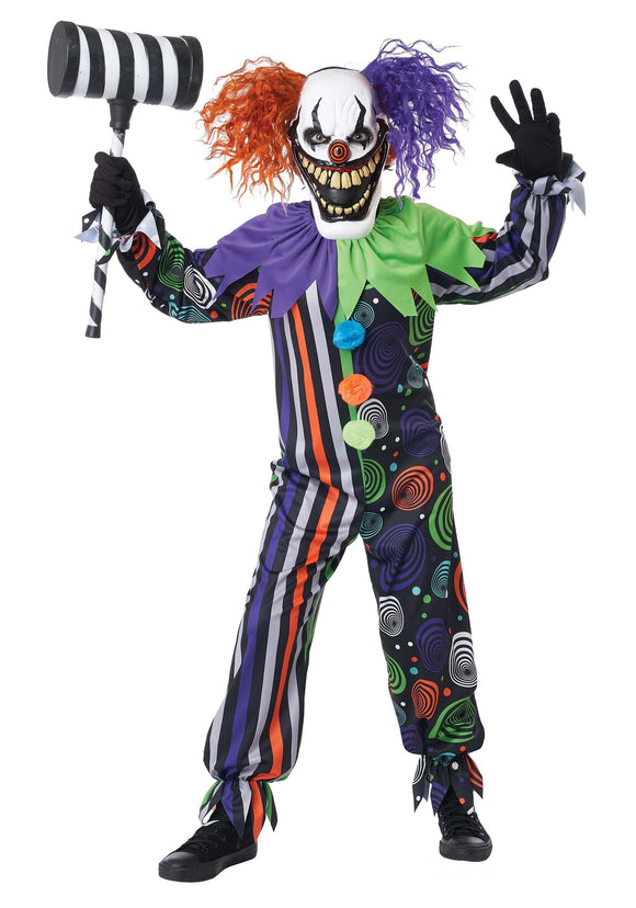 Funhouse Fiend Clown Boy's Costume