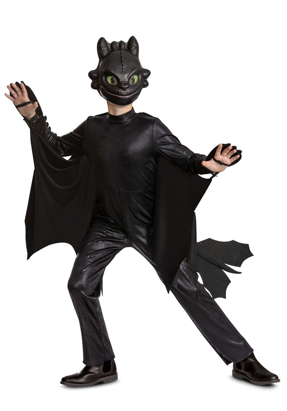 Boy's How to Train Your Dragon Toothless Deluxe Costume | Movie Costumes