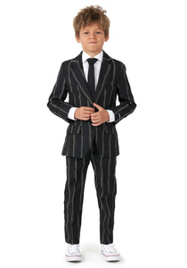 Glow in the Dark Oversized Pinstripe Suit for Boys