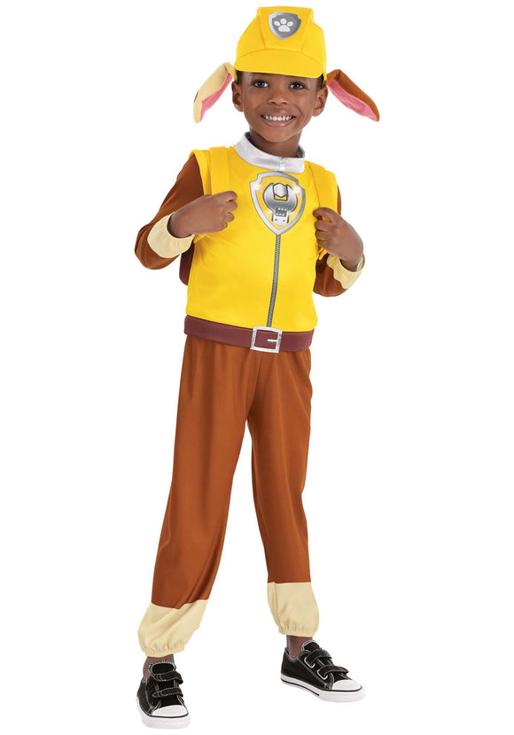 Boy's Paw Patrol Rubble Toddler Costume | Paw Patrol Costumes