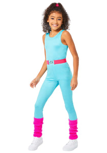Officially Licensed Barbie Classic Aerobic Costume for Girls