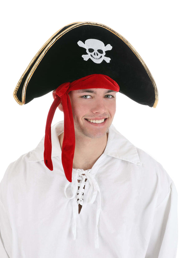 Classic Pirate Hat for Adults