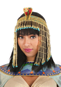 Cleopatra Beaded Snake Headband Costume Accessory