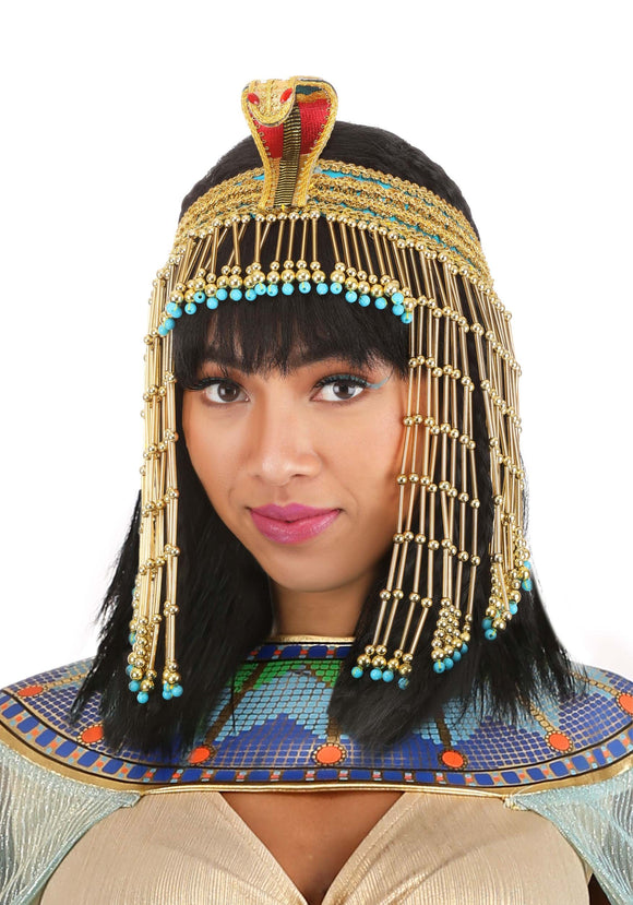 Cleopatra Beaded Snake Headband Costume Accessory