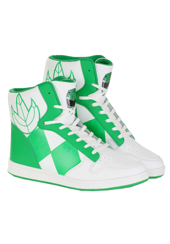 Costume Inspired Power Rangers Green Sneakers