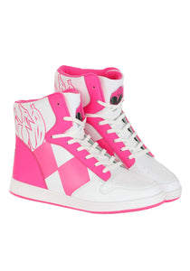 Costume Inspired Power Rangers Pink Sneakers