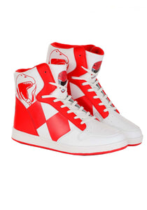 Red Power Rangers Costume Inspired Sneakers