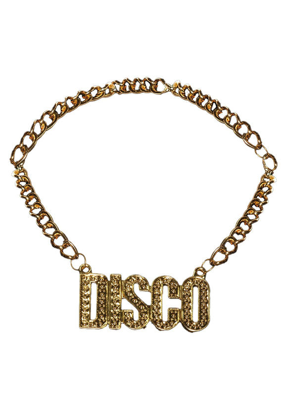 Disco Gold Accessory Chain | Disco Costume Accessories