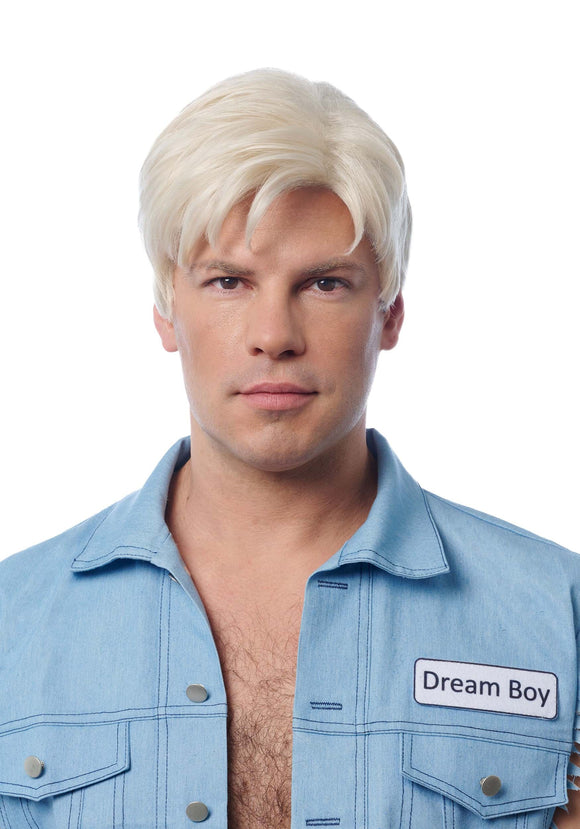 Men's Dream Boy White Blonde Wig