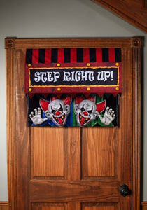 Drop Down Clown Door Animatronic Decoration | Brick Thunder Collection