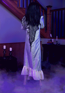 5.5FT Animatronic Exorcism Emily Broken Girl Decoration - Tekky | Halloween Animatronics