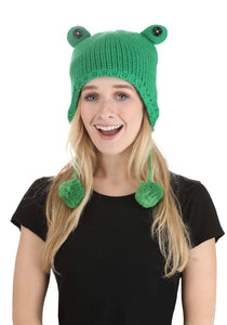 Froggy Knit Winter Cap for Adults