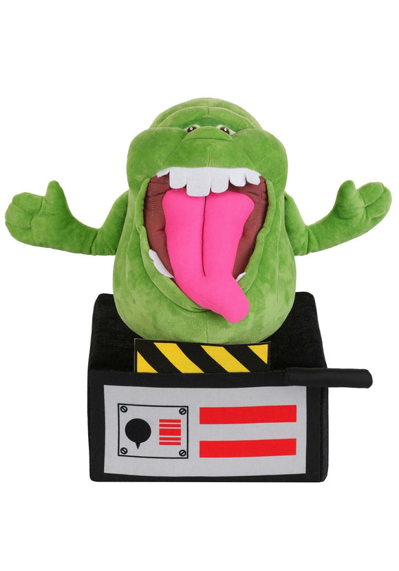 Ghostbusters Slimer on Ghost Trap Plush Toy | Ghostbusters Accessories