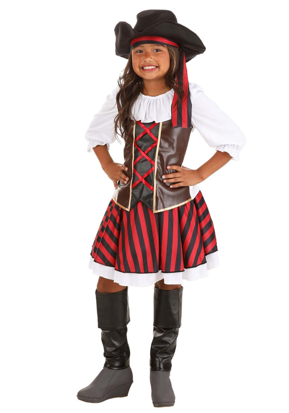 Girl's Budget Pirate Costume